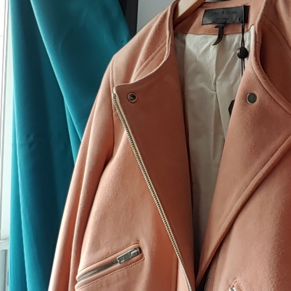 sold Rag & Bone Pink Hollander Jacket - Picture 5 of 5
